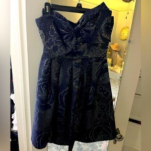 Rebecca Taylor Strapless Bow Dress